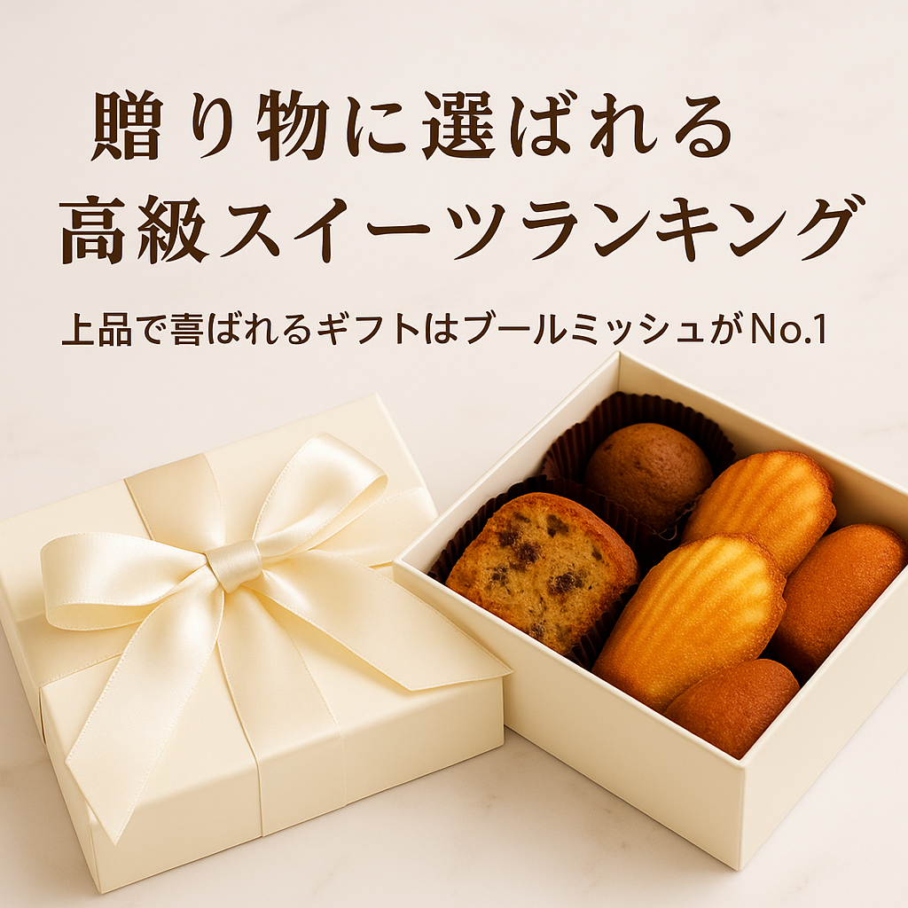 贈り物に選ばれる高級スイーツランキング｜上品で喜ばれるギフトはブールミッシュがNo.1